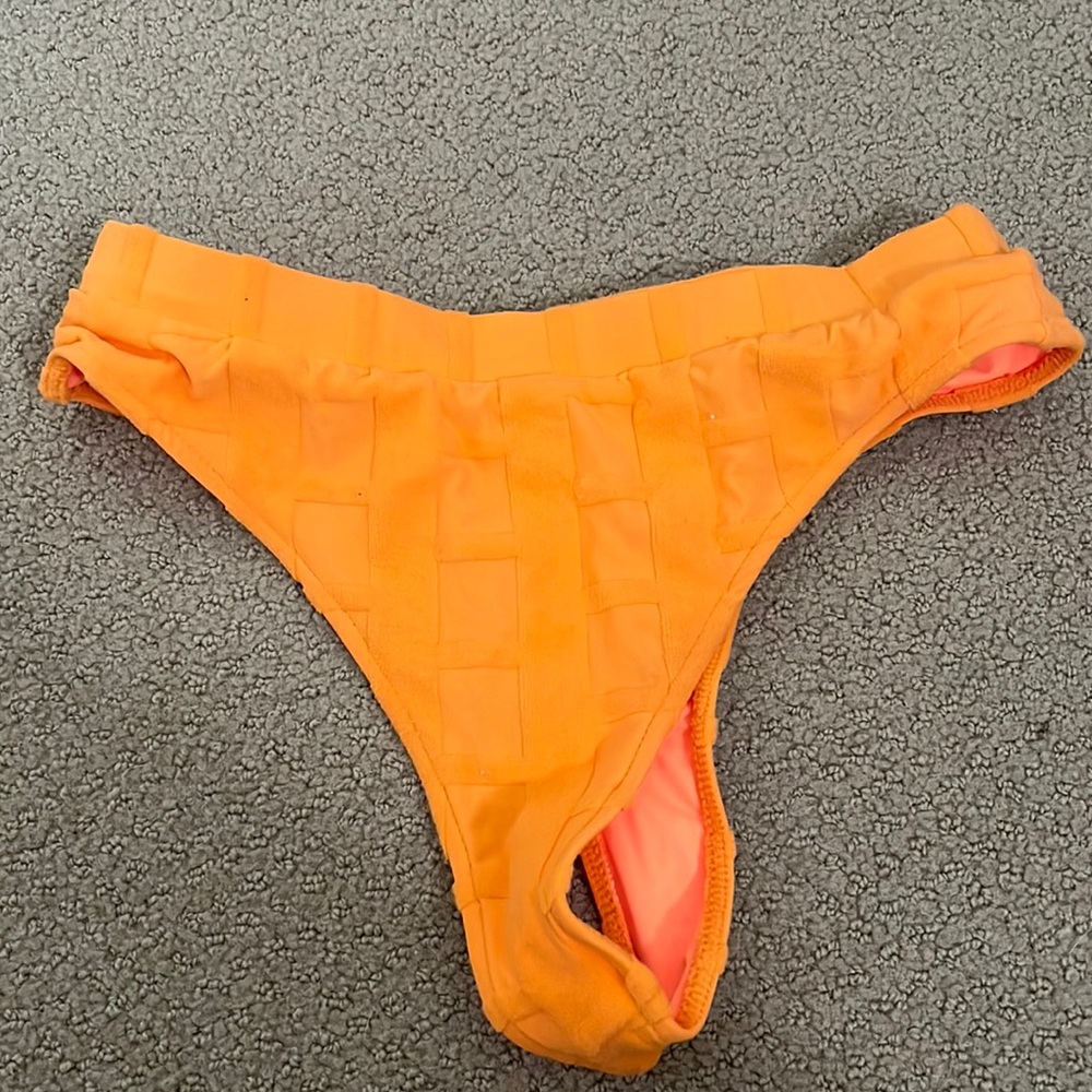 Frankie’s Terry Cloth Hi-Wasted Bikini Bottoms